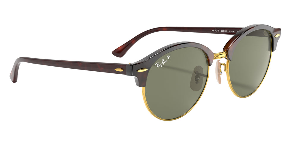 Ray-Ban RB4246 Clubround Classic 990/58 51 - Red Havana / G-15 Green Polarized #id:rb424699058_s:102120
