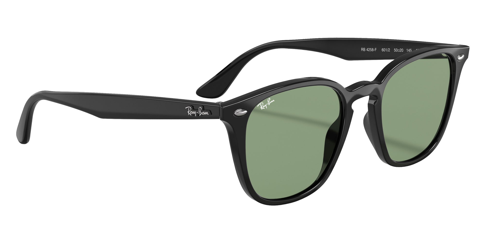 Ray-Ban RB4258F 601/2 52 - Black / Light Green Classic #id:rb4258f6012_s:100120
