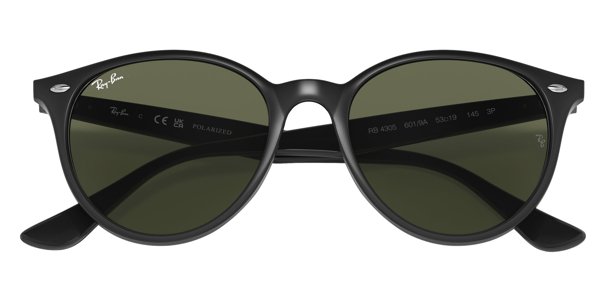 Ray-Ban RB4305 601/9A 53 - Black / G-15 Green Polarized #id:rb43056019a_s:100125