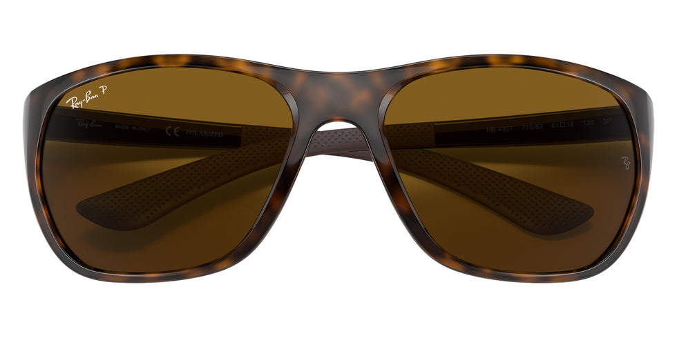 Ray-Ban RB4307 710/83 61 - Light Havana / Brown Polarized #id:rb430771083_s:100125