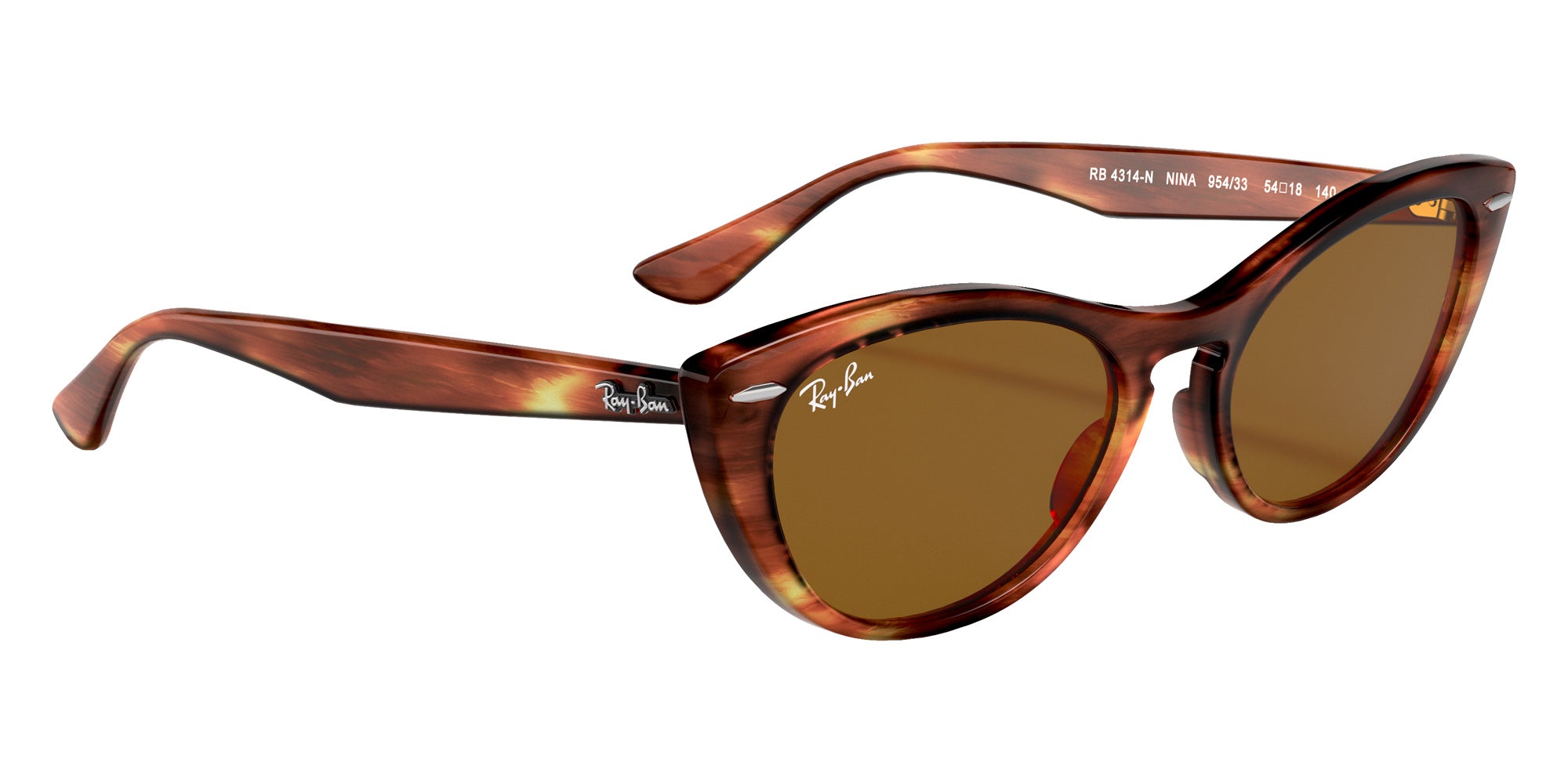 Ray-Ban RB4314N Nina 954/33 54 - Striped Havana #id:rb4314n95433_s:100120
