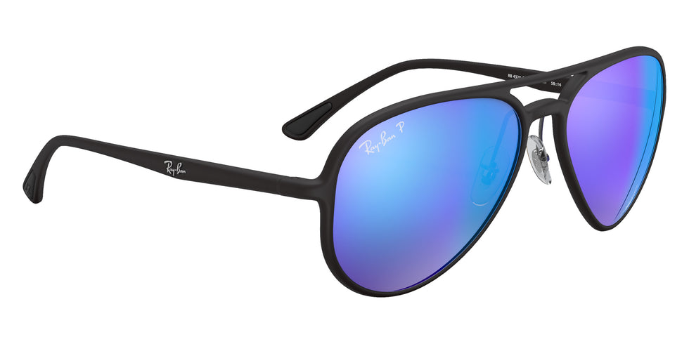 Ray-Ban RB4320CH 601SA1 58 - Black / Blue Polarized+ Mirrored #id:rb4320ch601sa1_s:100120