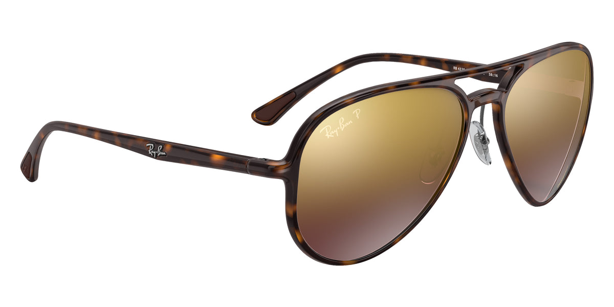 Ray-Ban RB4320CH 710/6B 58 - Light Havana / Purple Polarized+ Mirrored #id:rb4320ch7106b_s:102120