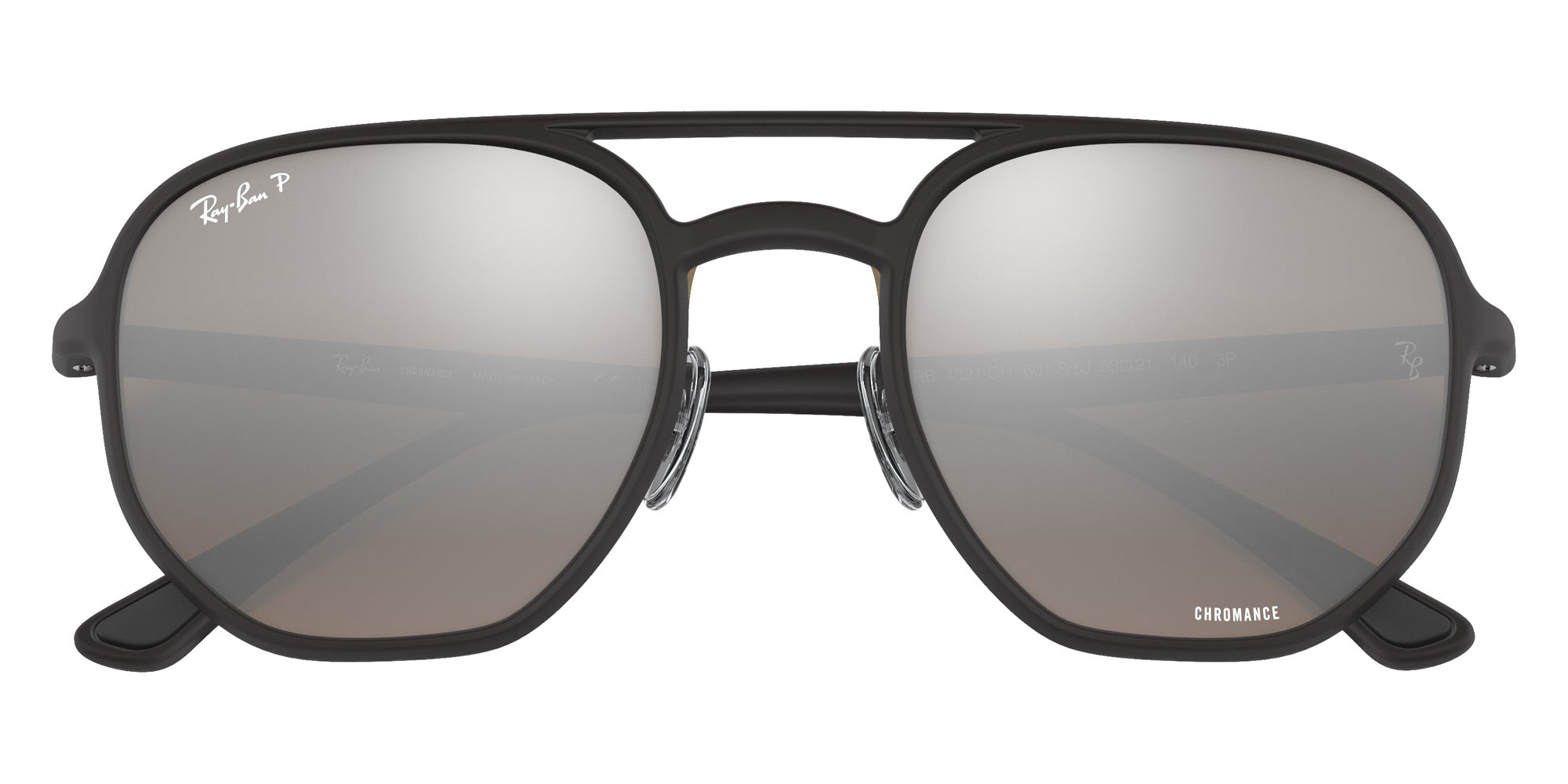 Ray-Ban RB4321CH 601S5J 53 - Black / Silver Polarized+ Mirrored #id:rb4321ch601s5j_s:100125