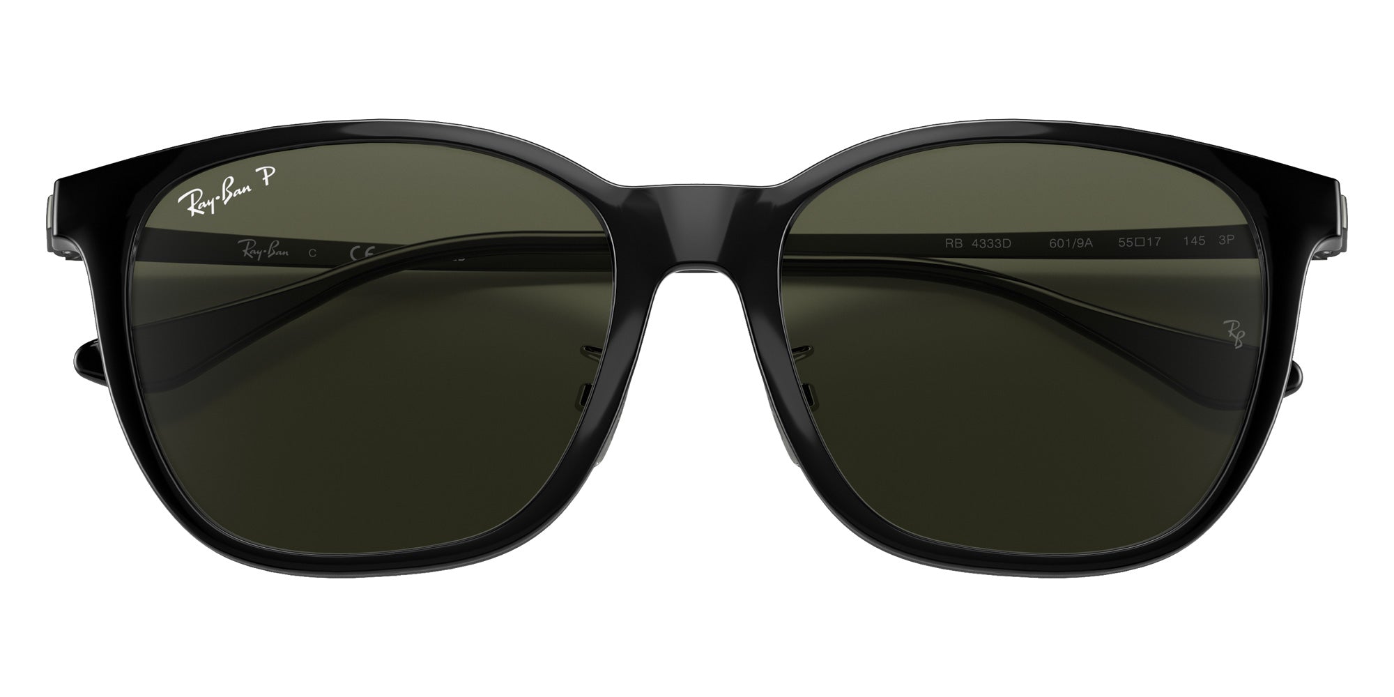 Ray-Ban RB4333D 601/9A 55 - Black / G-15 Green Polarized #id:rb4333d6019a_s:102125