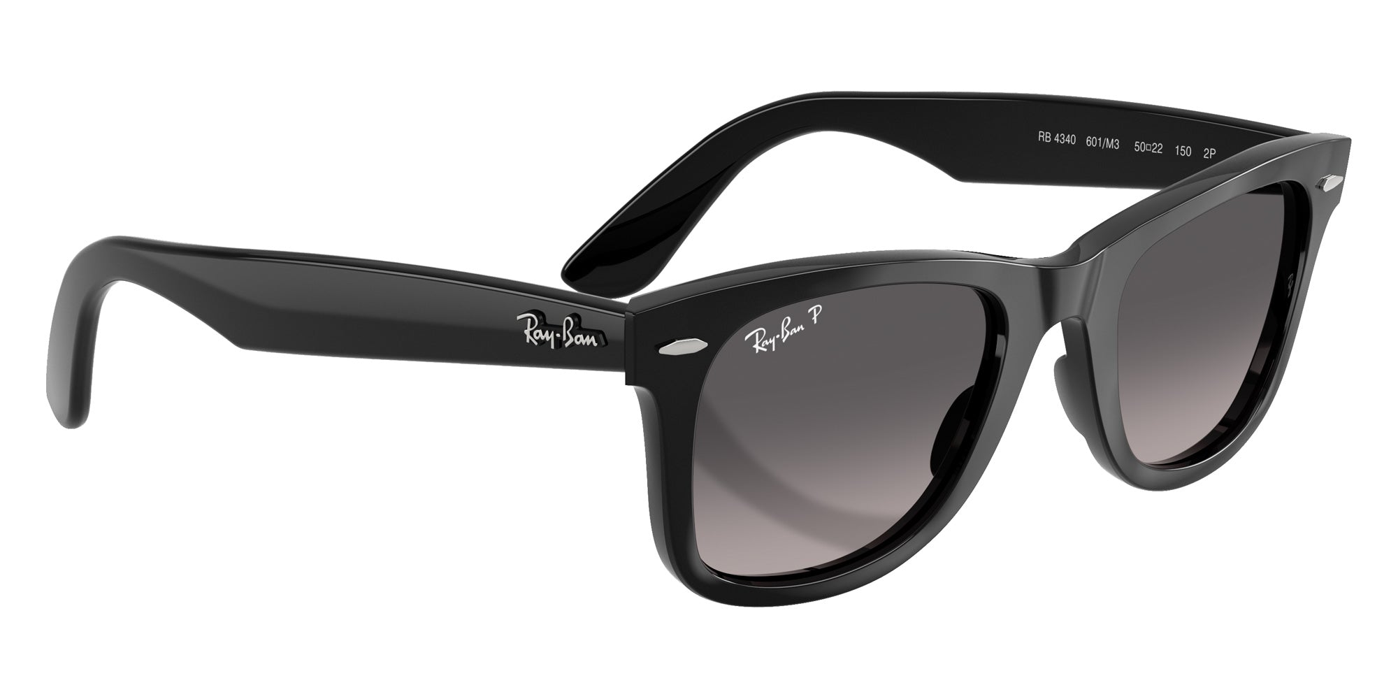 Ray-Ban RB4340 Wayfarer Ease 601/M3 50 - Black / Gradient Gray Polarized #id:rb4340601m3_s:102120