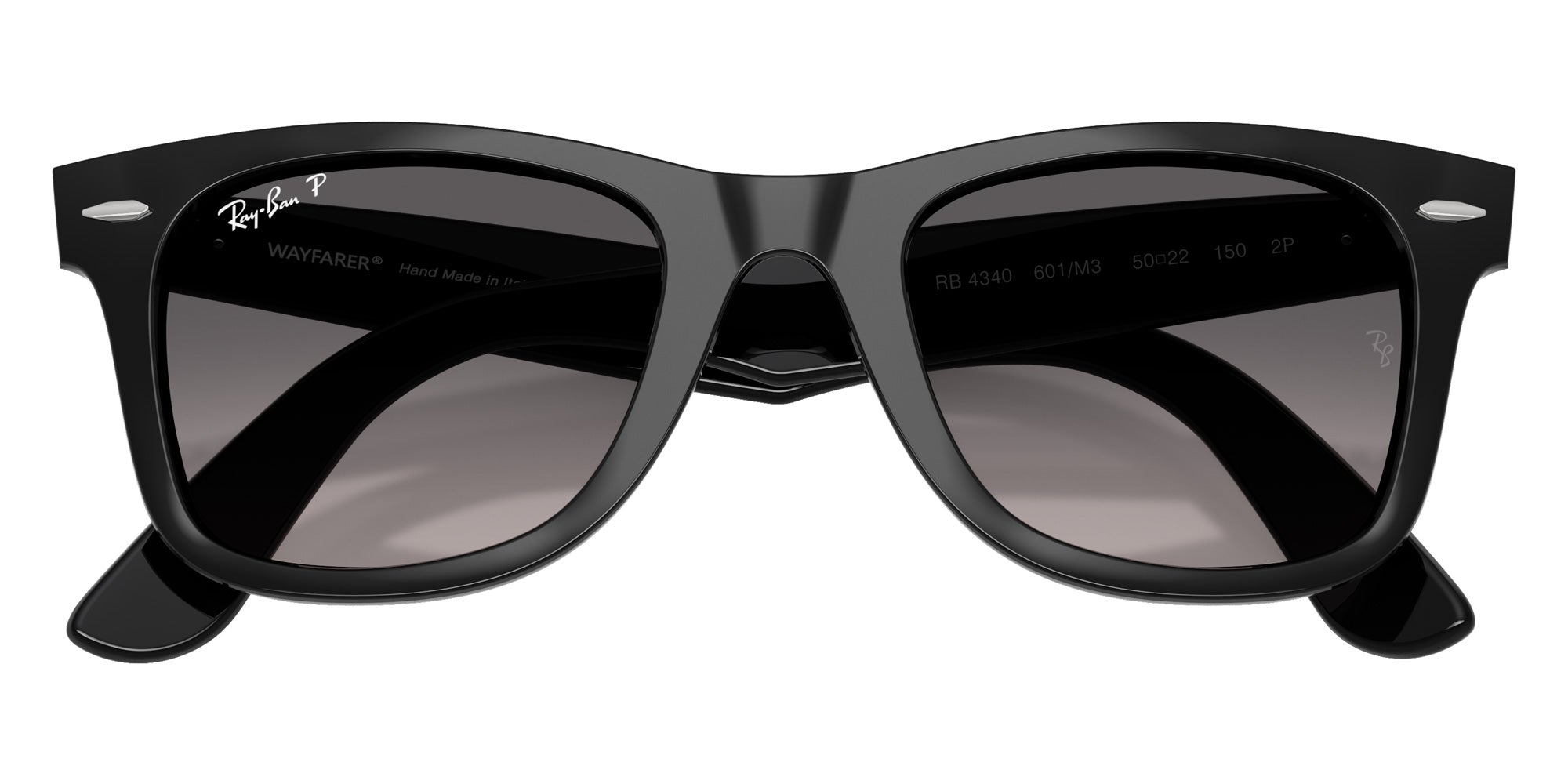 Ray-Ban RB4340 Wayfarer Ease 601/M3 50 - Black / Gradient Gray Polarized #id:rb4340601m3_s:102125
