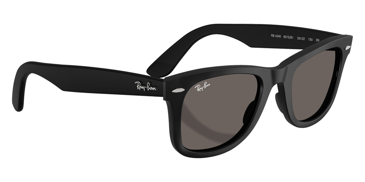 Ray-Ban RB4340 Wayfarer Ease 601SB1 50 - Matte Black / Dark Gray #id:rb4340601sb1_s:100120