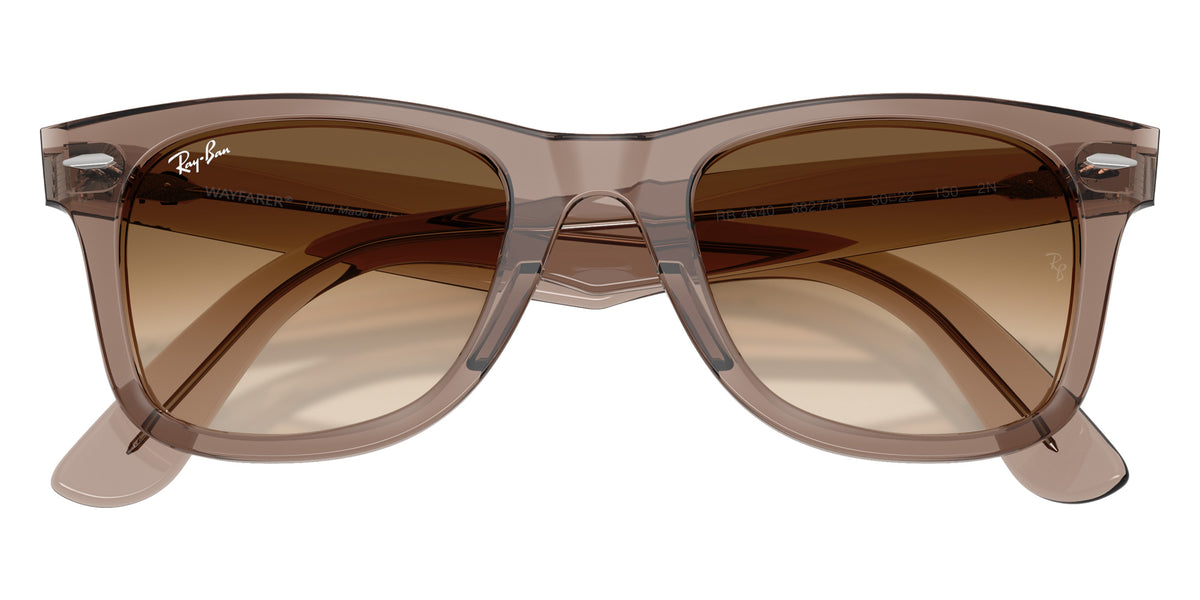 Ray-Ban RB4340 Wayfarer Ease 682751 50 - Transparent Light Brown / Clear Gradient Brown #id:rb4340682751_s:102125