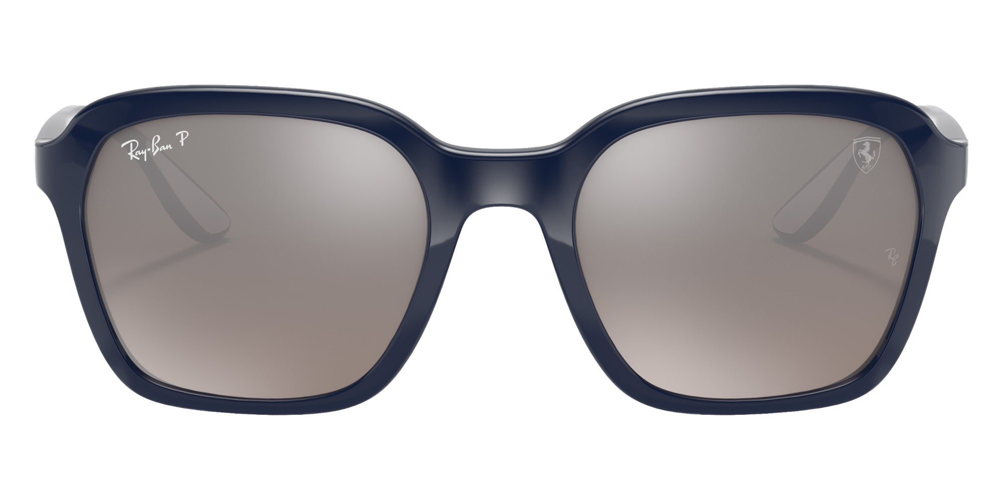Ray-Ban RB4343M Scuderia Ferrari Collection F6065J 52 - Blue / Silver Polarized+ Mirrored #id:rb4343mf6065j_s:100100