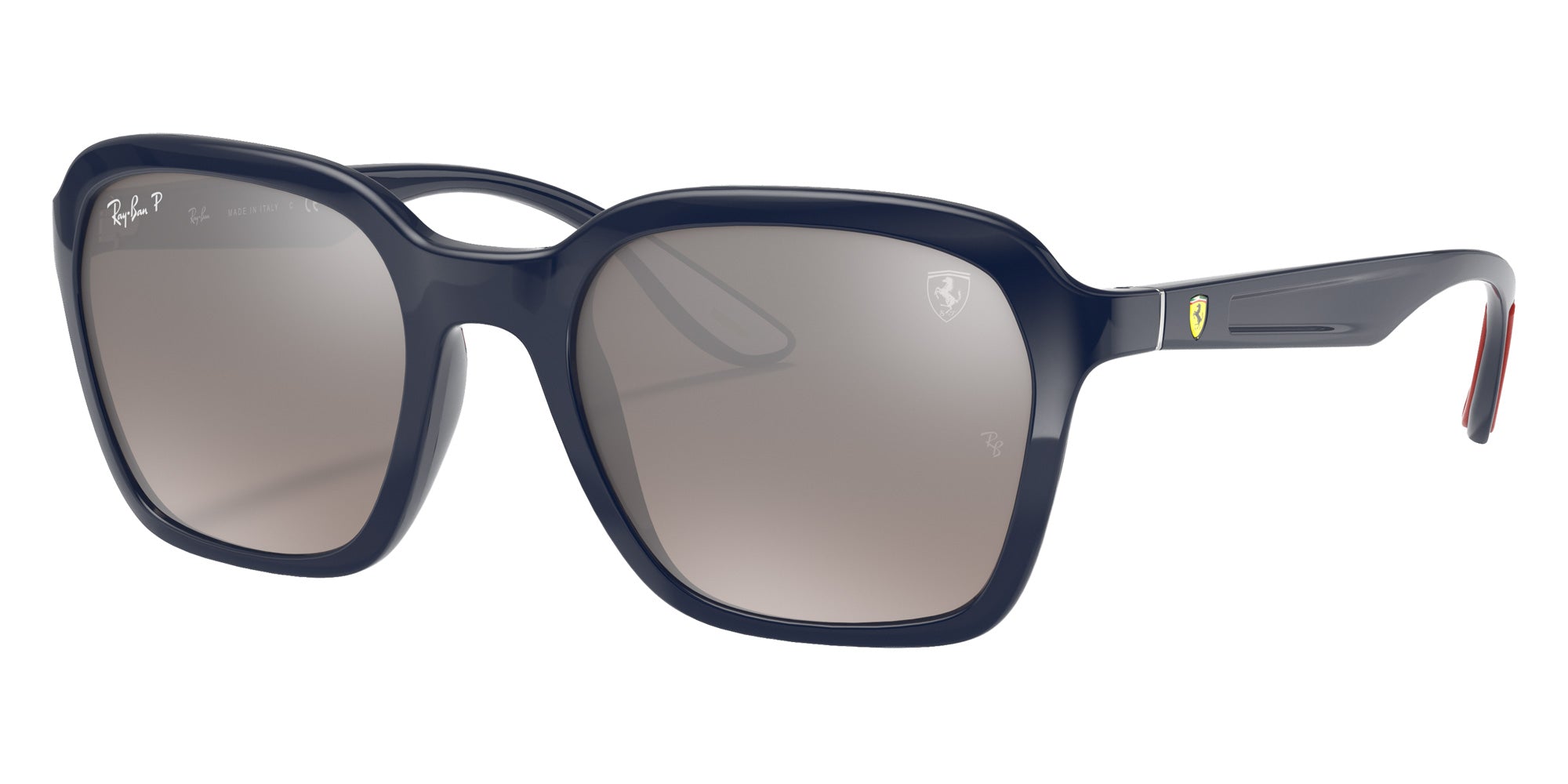 Ray-Ban RB4343M Scuderia Ferrari Collection F6065J 52 - Blue / Silver Polarized+ Mirrored #id:rb4343mf6065j_s:100105