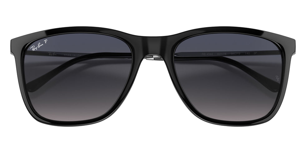 Ray-Ban RB4344 601/78 56 - Black / Blue Gradient Polarized #id:rb434460178_s:100125