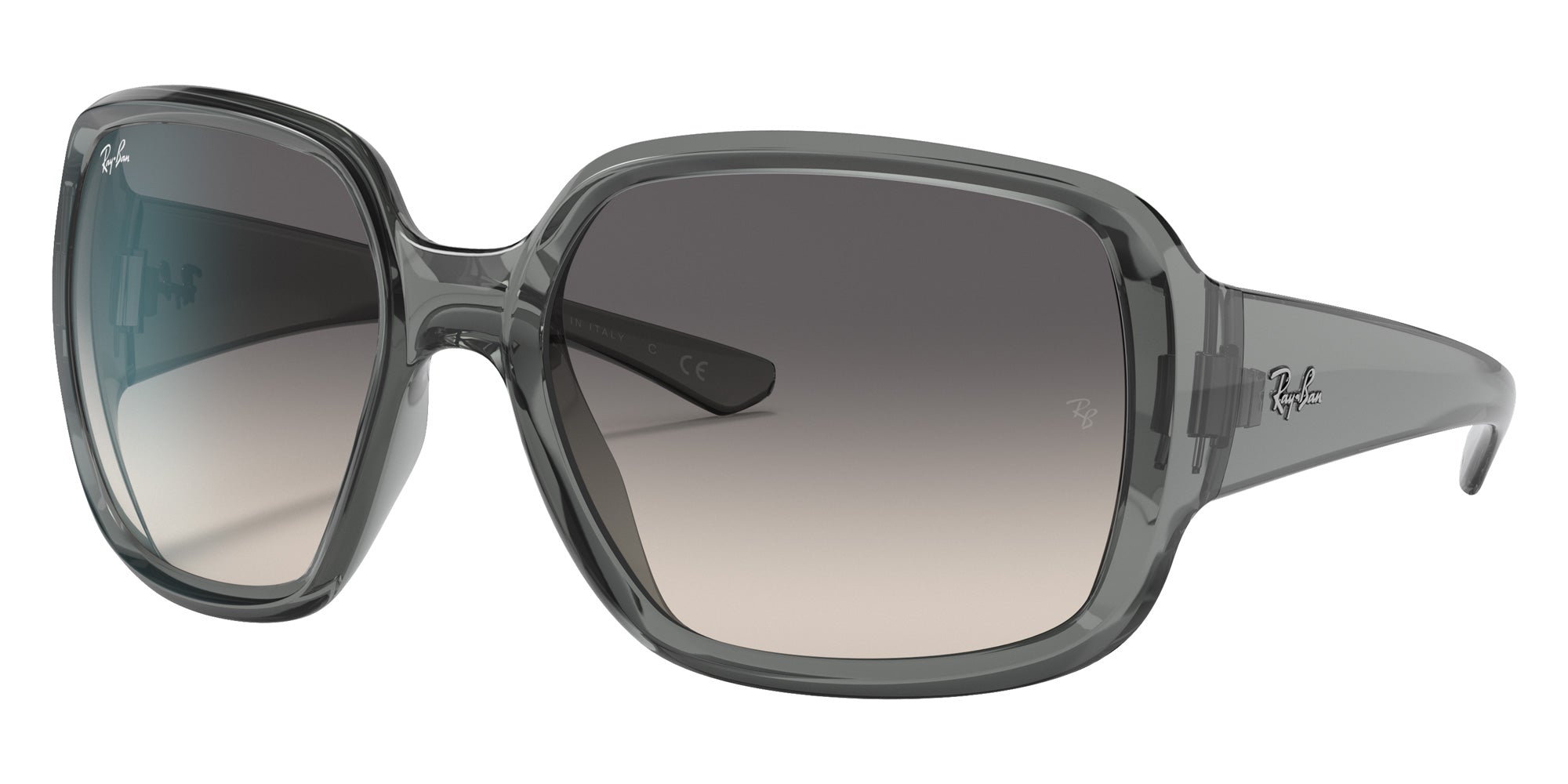Ray-Ban RB4347 653011 60 - Transparent Light Gray / Dark Gray Gradient #id:rb4347653011_s:100105