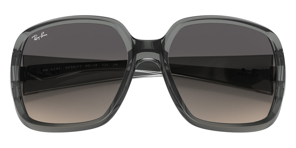 Ray-Ban RB4347 653011 60 - Transparent Light Gray / Dark Gray Gradient #id:rb4347653011_s:100125