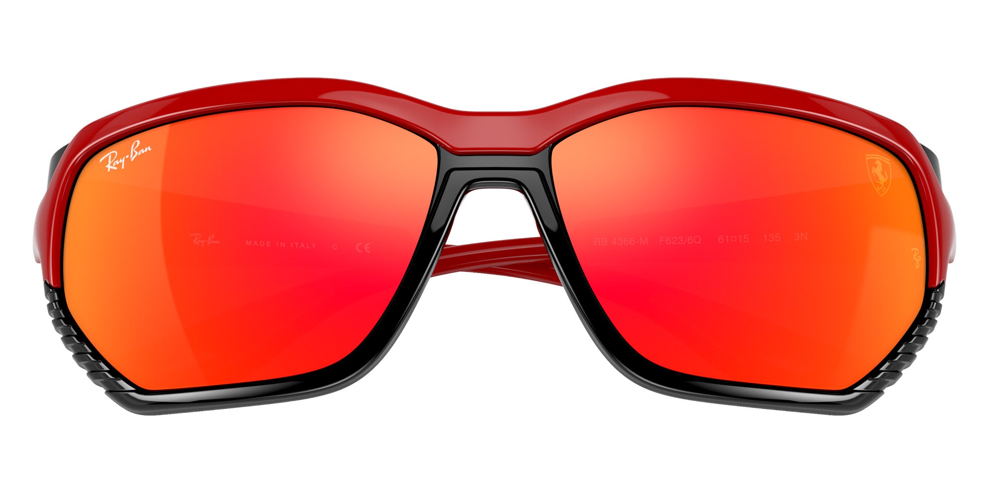 Ray-Ban RB4366M Scuderia Ferrari F6236Q 61 - Red / Red Mirrored #id:rb4366mf6236q_s:100125