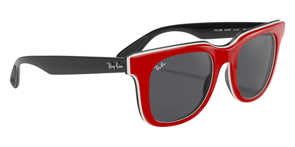 Ray-Ban RB4368 652087 51 - Red / Gray Classic #id:rb4368652087_s:100120