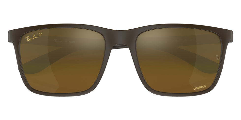 Ray-Ban RB4385 6124A3 58 - Brown / Brown/Gold Mirrored Polarized #id:rb43856124a3_s:102120
