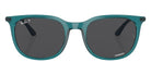 Ray-Ban RB4386 6651K8 54 - Transparent Turquoise / Dark Gray Polarized+ #id:rb43866651k8_s:100100