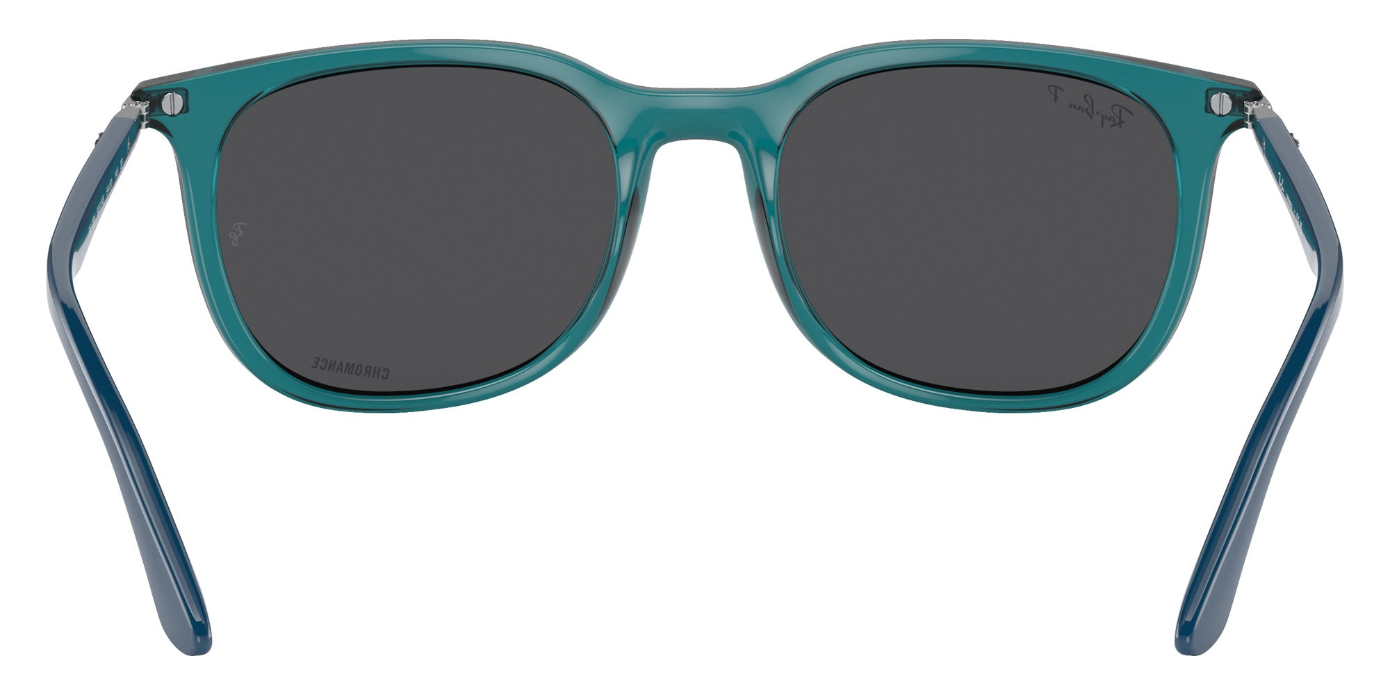 Ray-Ban RB4386 6651K8 54 - Transparent Turquoise / Dark Gray Polarized+ #id:rb43866651k8_s:100115