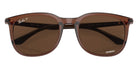 Ray-Ban RB4386F 6652AN 55 - Transparent Brown / Brown Polarized+ #id:rb4386f6652an_s:100125