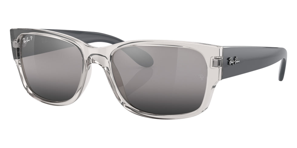 Ray-Ban RB4388 6647G3 55 - Transparent Gray #id:rb43886647g3_s:102105