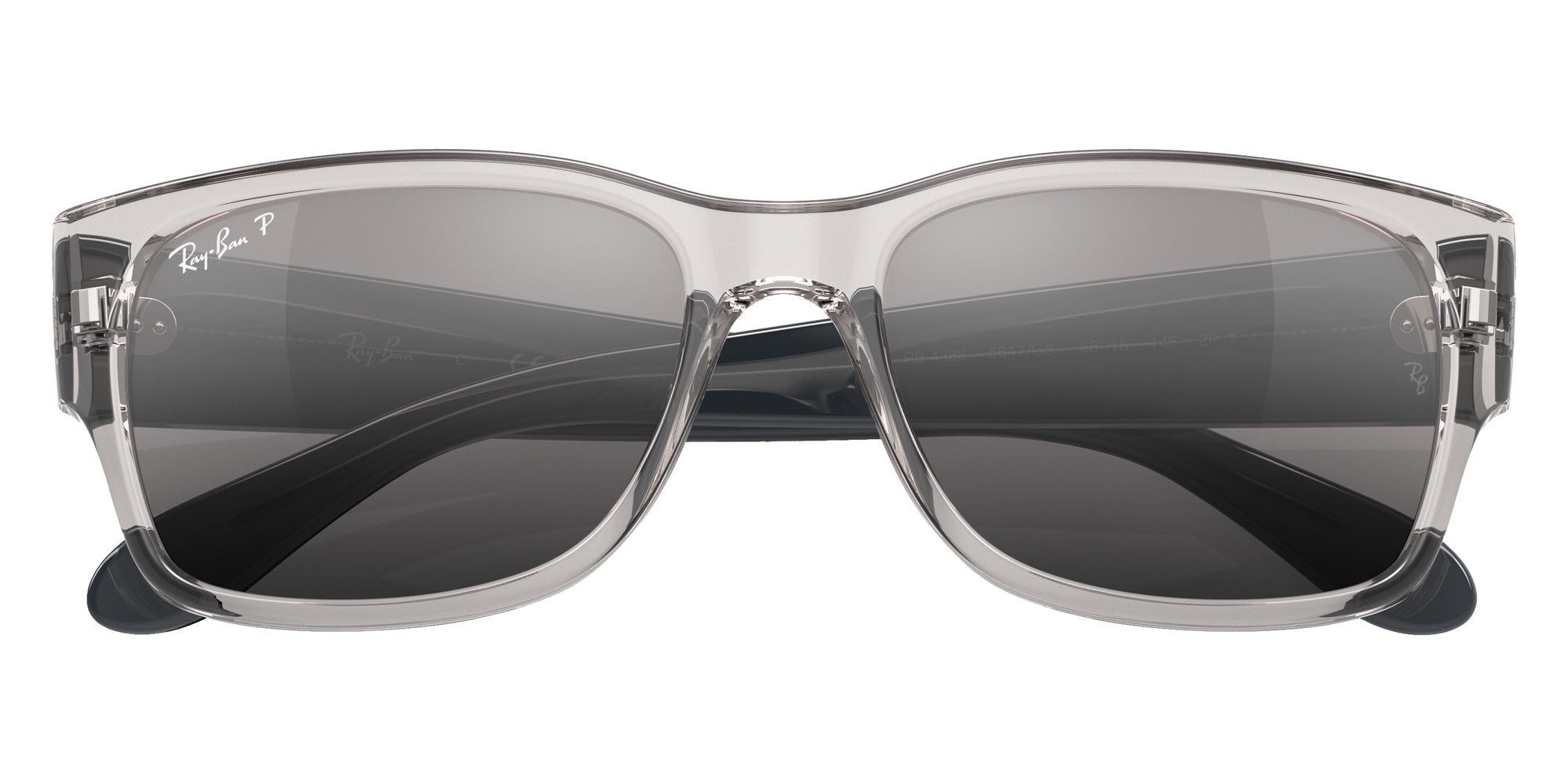 Ray-Ban RB4388 6647G3 55 - Transparent Gray #id:rb43886647g3_s:102125