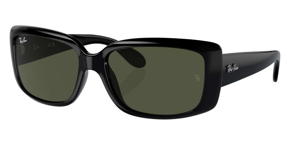 Ray-Ban RB4389 601/31 58 - Black / Green #id:rb438960131_s:100105