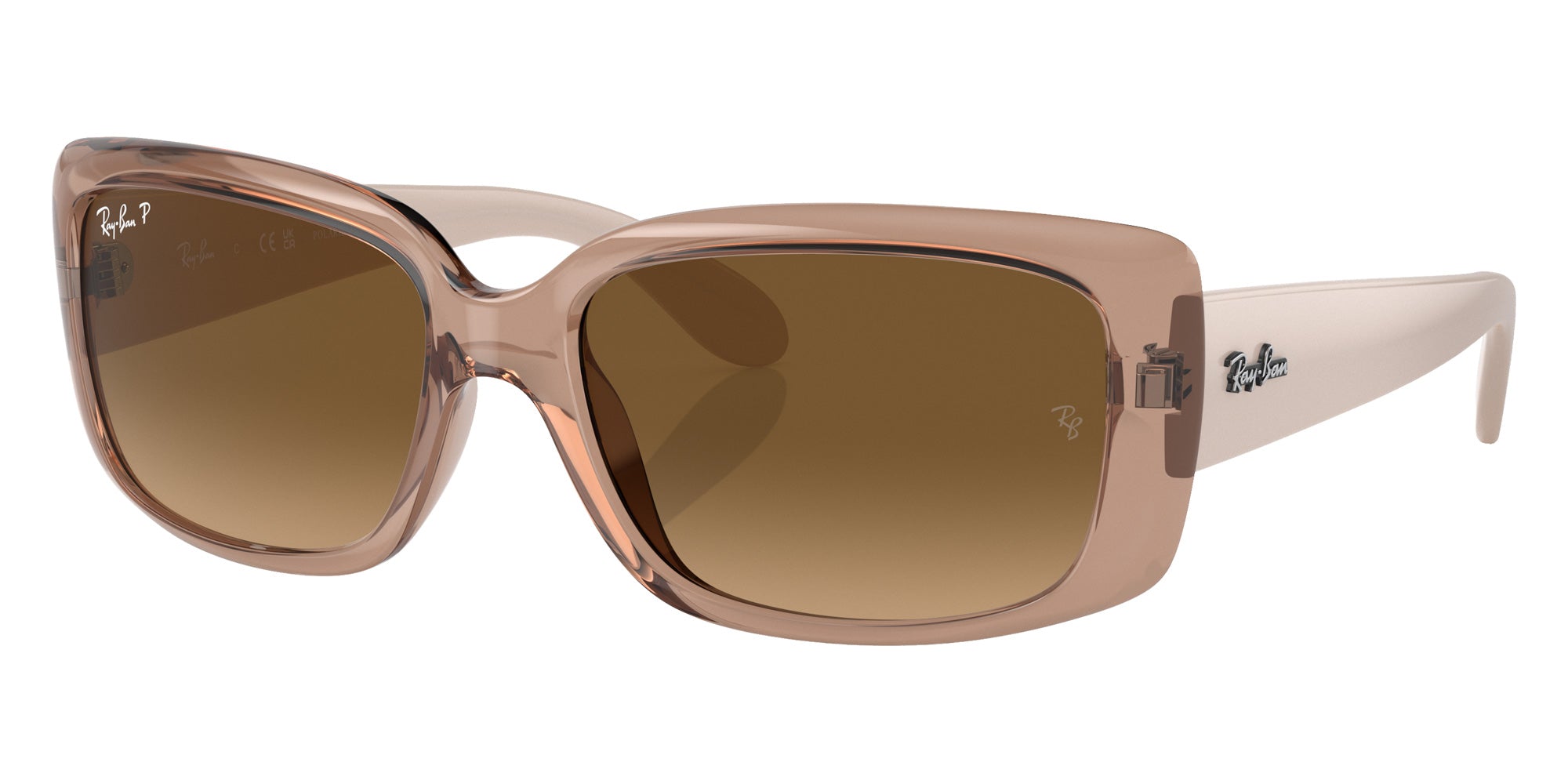 Ray-Ban RB4389 6644M2 55 - Transparent Brown #id:rb43896644m2_s:100105