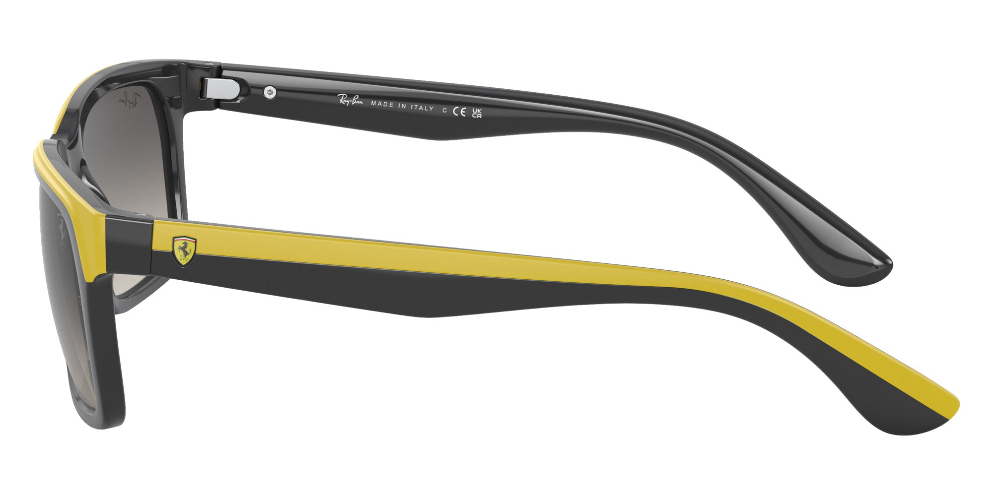 Ray-Ban RB4393M Scuderia Ferrari F62411 56 - Gray on Yellow / Gray #id:rb4393mf62411_s:100110