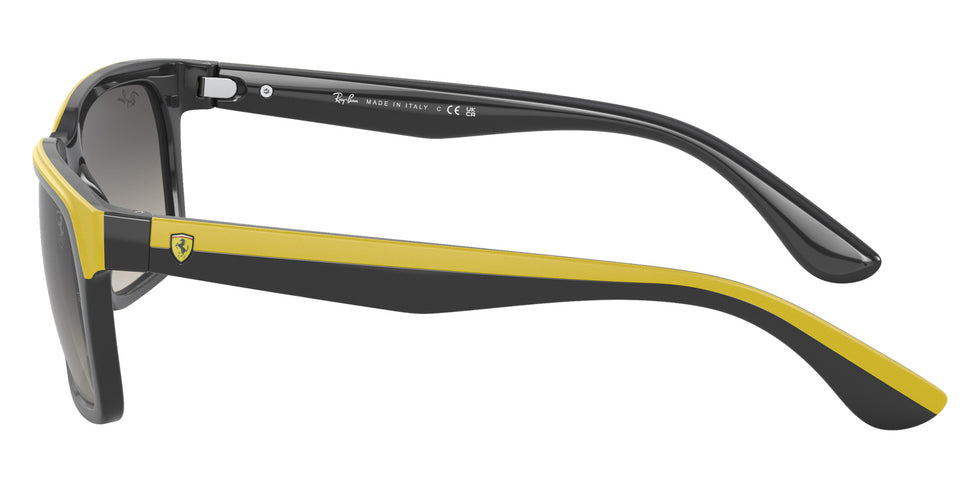 Ray-Ban RB4393M Scuderia Ferrari F62411 56 - Gray on Yellow / Gray #id:rb4393mf62411_s:100110