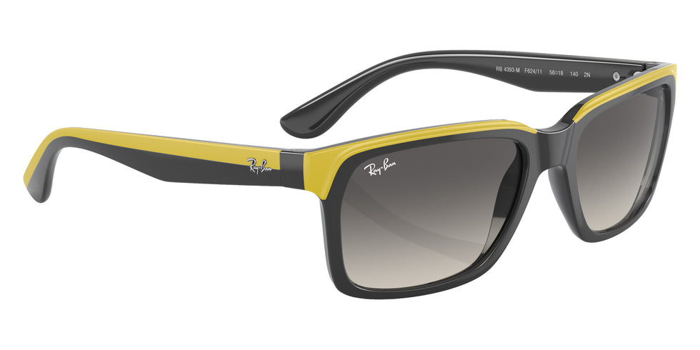 Ray-Ban RB4393M Scuderia Ferrari F62411 56 - Gray on Yellow / Gray #id:rb4393mf62411_s:100125
