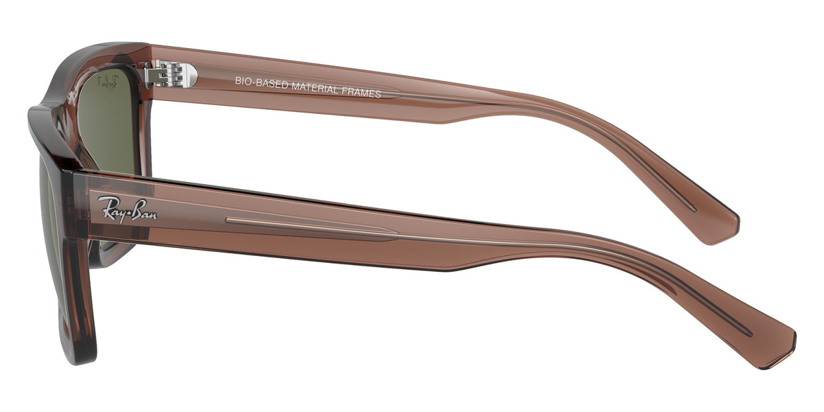 Ray-Ban RB4396F Warren 66789A 57 - Transparent Brown / Dark Green Polarized #id:rb4396f66789a_s:102110