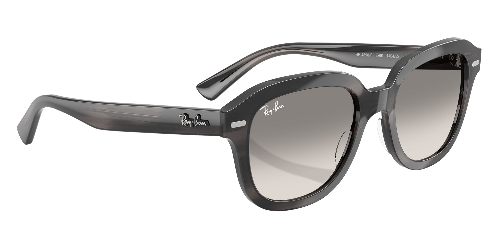Ray-Ban RB4398F Erik 140432 53 - Striped Gray #id:rb4398f140432_s:100120