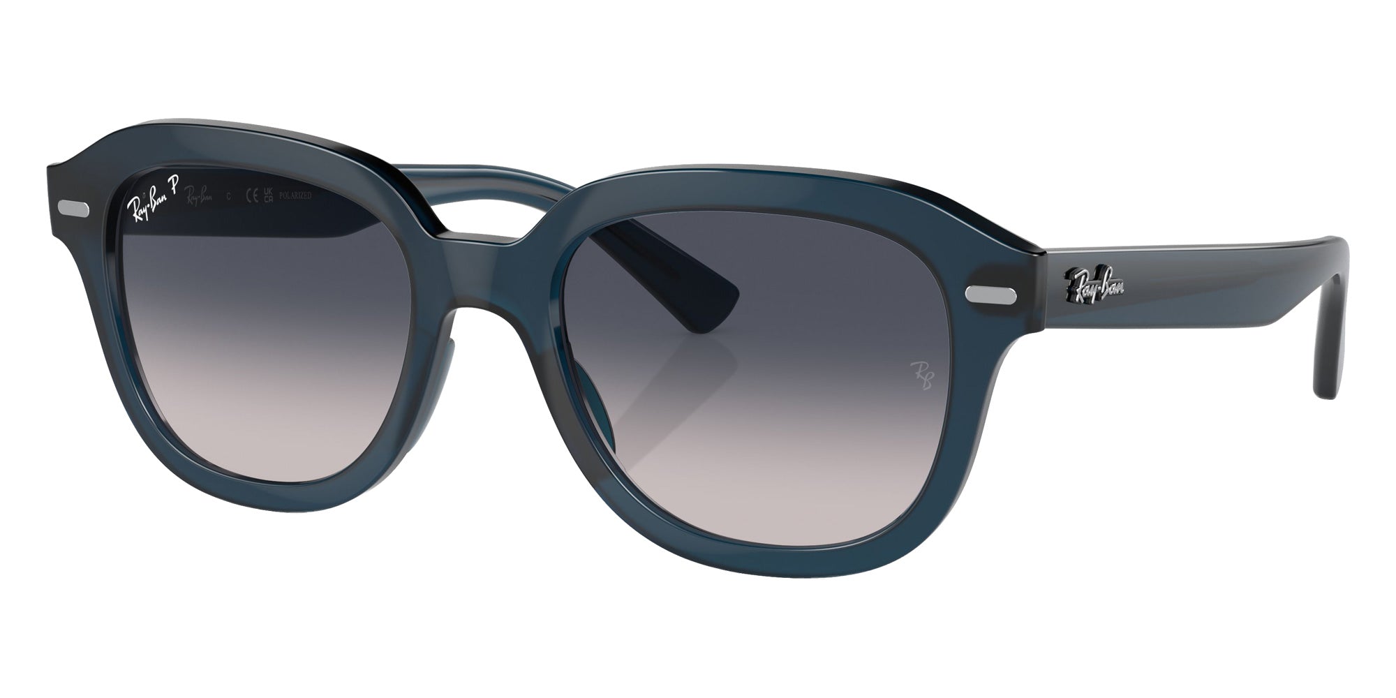 Ray-Ban RB4398F Erik 667678 53 - Opal Dark Blue / Blue Polarized #id:rb4398f667678_s:100105