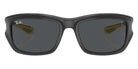Ray-Ban RB4405M Scuderia Ferrari Collection F62487 59 - Gray on Yellow / Dark Gray #id:rb4405mf62487_s:100100