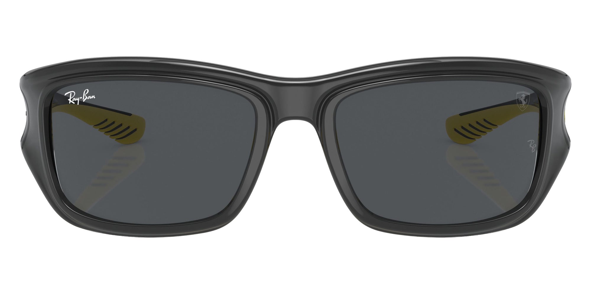 Ray-Ban RB4405M Scuderia Ferrari Collection F62487 59 - Gray on Yellow / Dark Gray #id:rb4405mf62487_s:100100