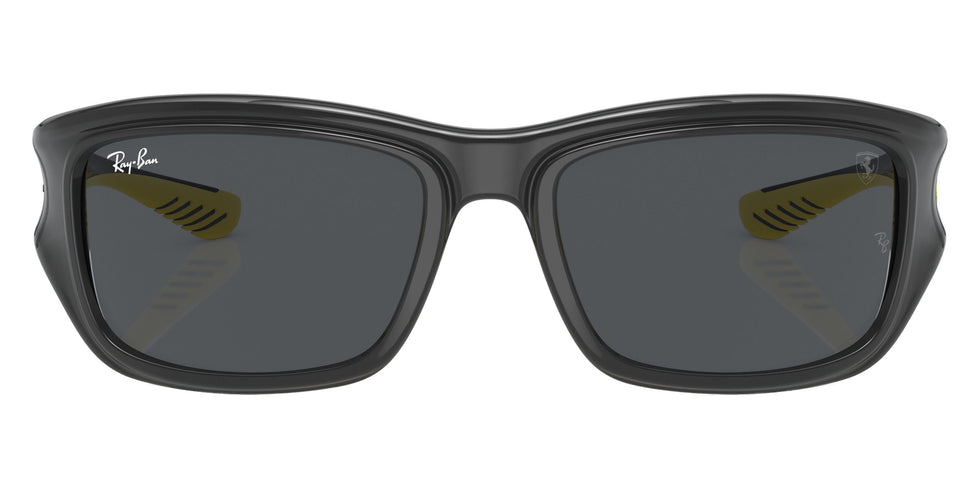 Ray-Ban RB4405M Scuderia Ferrari Collection F62487 59 - Gray on Yellow / Dark Gray #id:rb4405mf62487_s:100100