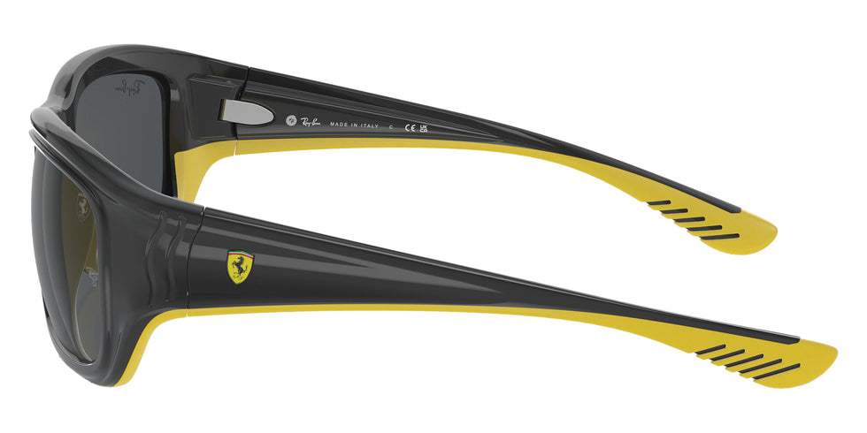 Ray-Ban RB4405M Scuderia Ferrari Collection F62487 59 - Gray on Yellow / Dark Gray #id:rb4405mf62487_s:100110