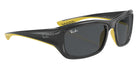 Ray-Ban RB4405M Scuderia Ferrari Collection F62487 59 - Gray on Yellow / Dark Gray #id:rb4405mf62487_s:100120