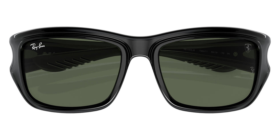 Ray-Ban RB4405M Scuderia Ferrari Collection F65071 59 - Black / Dark Green #id:rb4405mf65071_s:102125