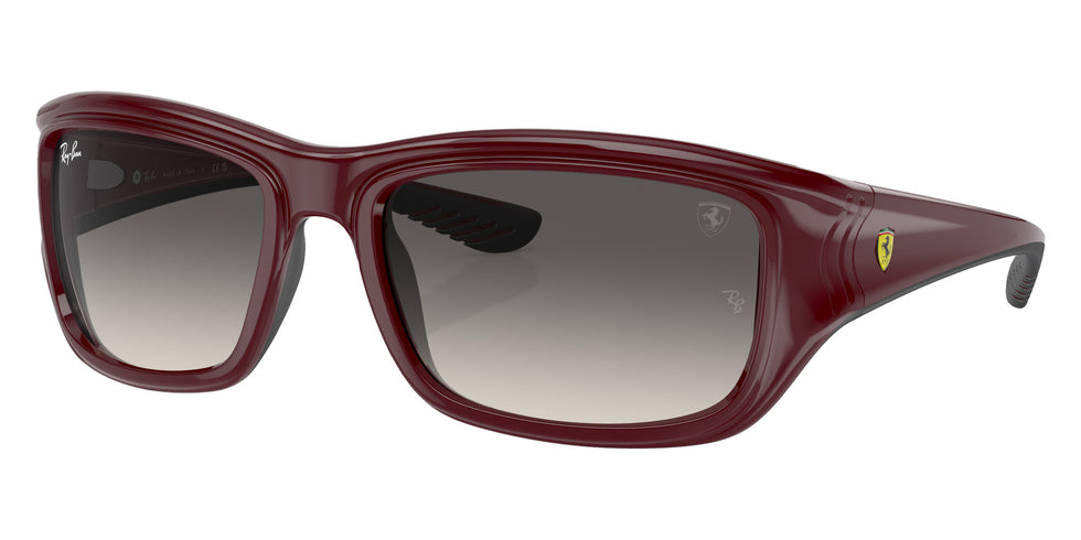 Ray-Ban RB4405M Scuderia Ferrari F68111 59 - Dark Red on Black / Gray #id:rb4405mf68111_s:100105