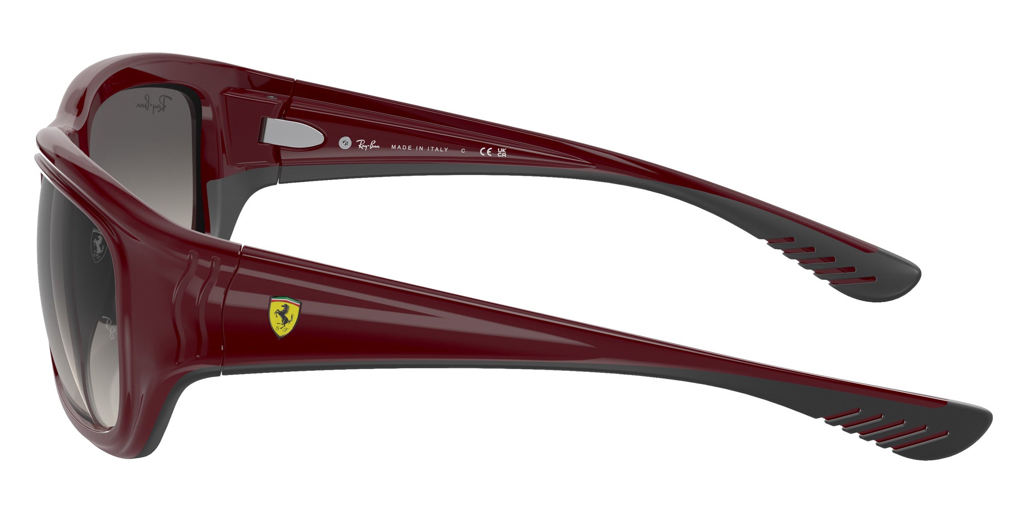 Ray-Ban RB4405M Scuderia Ferrari F68111 59 - Dark Red on Black / Gray #id:rb4405mf68111_s:100110