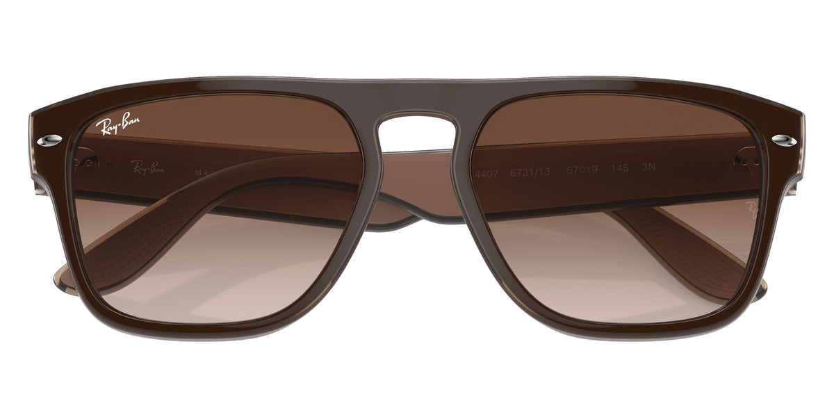 Ray-Ban RB4407 673113 57 - Brown Light Brown Transparent Beige / Brown #id:rb4407673113_s:100125