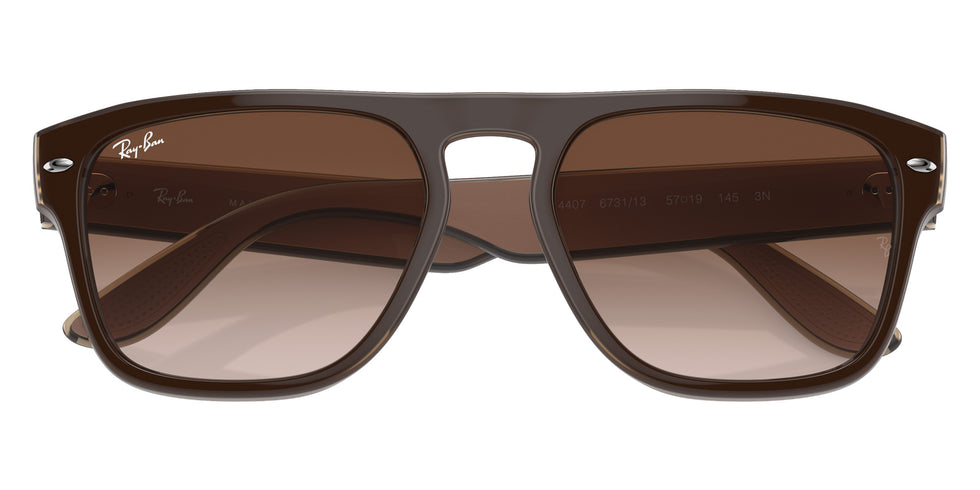 Ray-Ban RB4407 673113 57 - Brown Light Brown Transparent Beige / Brown #id:rb4407673113_s:100125