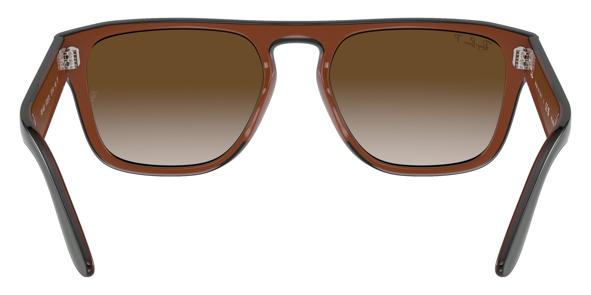 Ray-Ban RB4407 6732T5 57 - Green & Dark Gray & Transparent Brown / Brown Polarized #id:rb44076732t5_s:100115