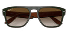 Ray-Ban RB4407 6732T5 57 - Green & Dark Gray & Transparent Brown / Brown Polarized #id:rb44076732t5_s:100125