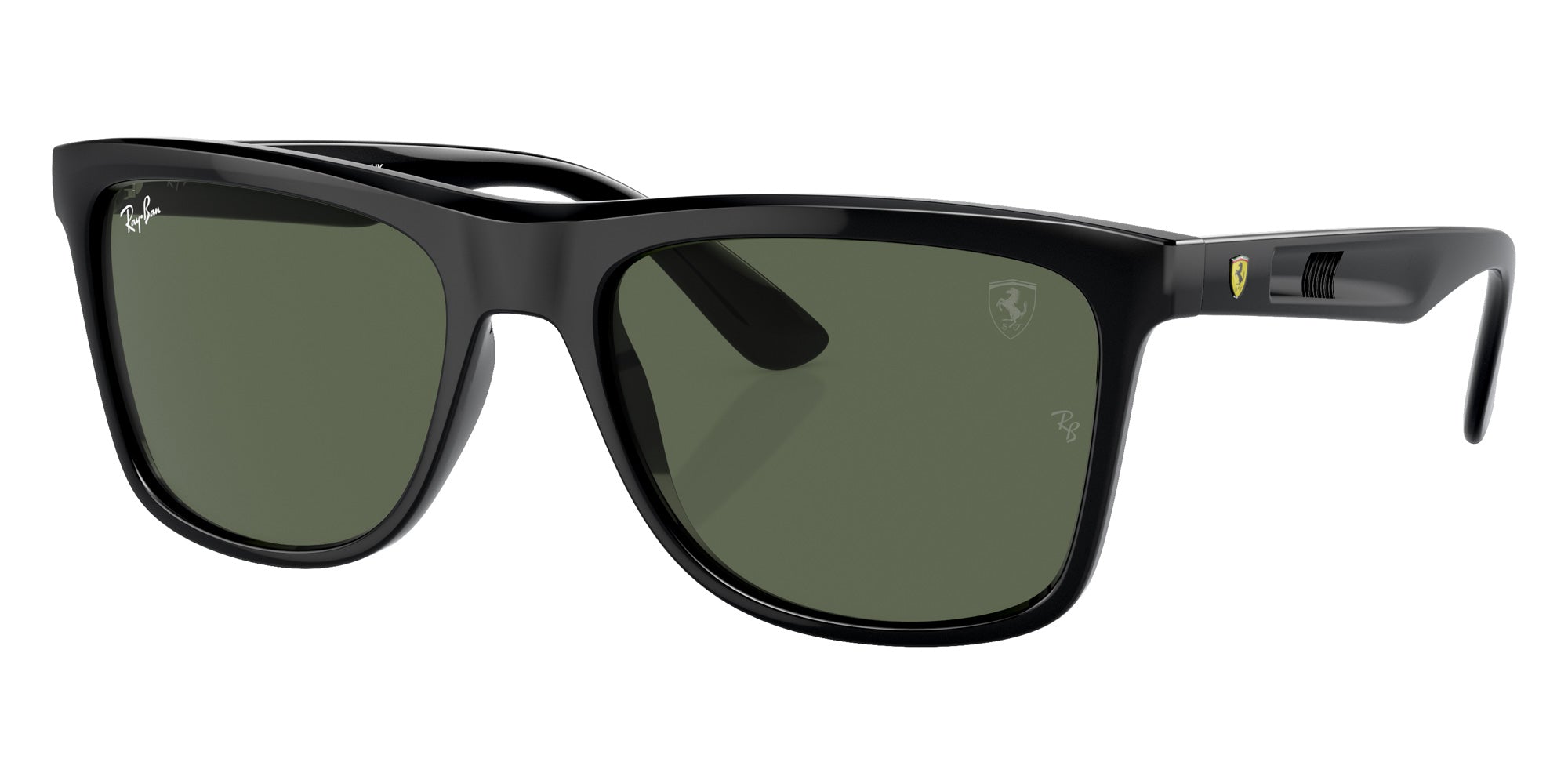 Ray-Ban RB4413M Scuderia Ferrari F68371 57 - Black / Dark Green #id:rb4413mf68371_s:100105