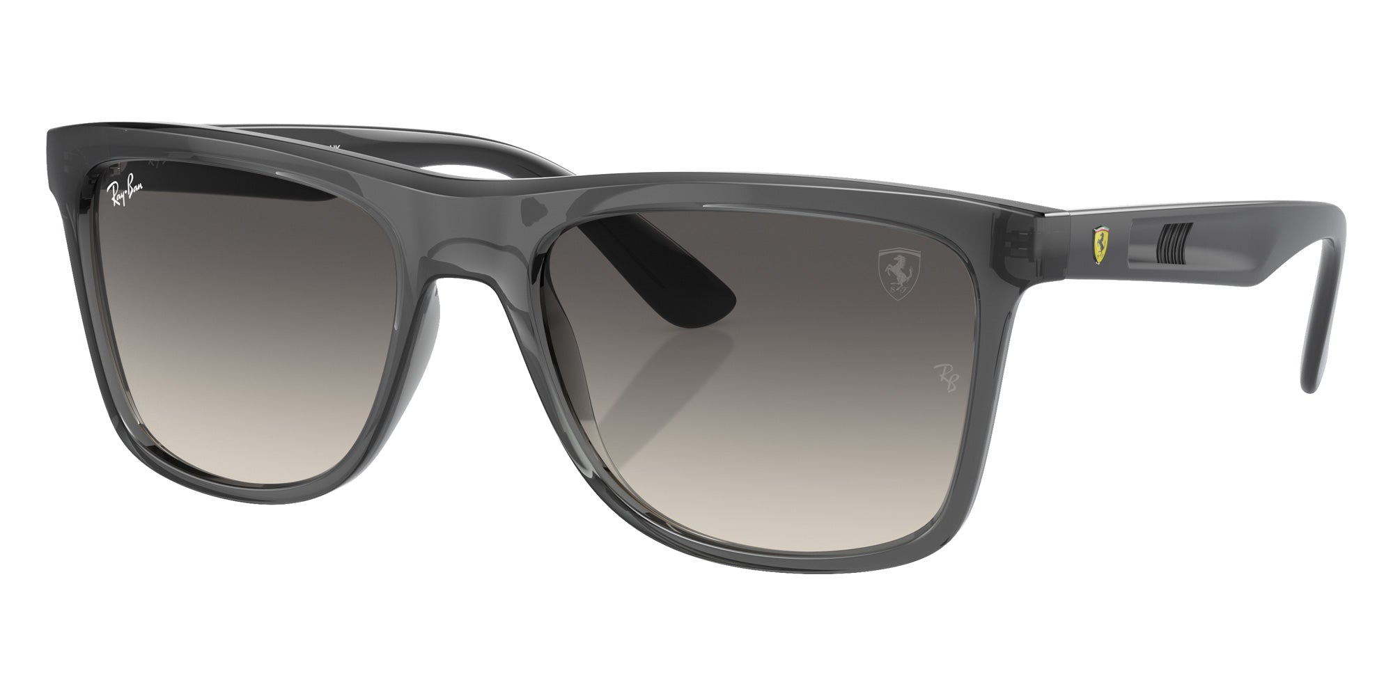Ray-Ban RB4413M Scuderia Ferrari F69111 57 - Transparent Gray / Gray #id:rb4413mf69111_s:102105
