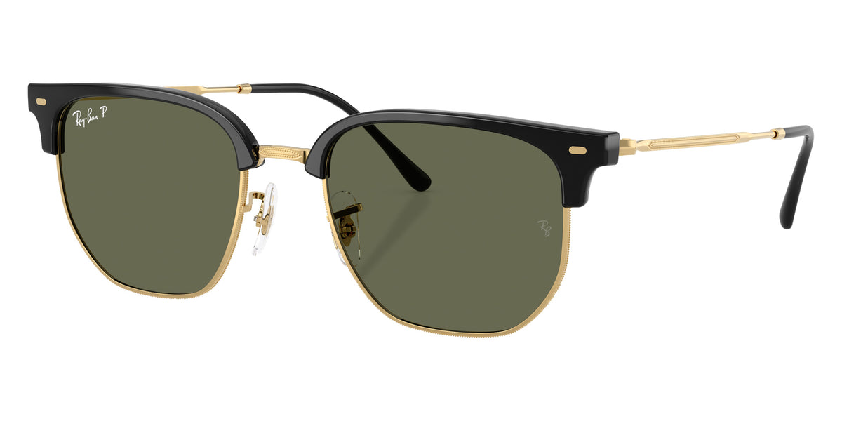 Ray-Ban RB4416 New Clubmaster 601/58 51 - Black on Arista / Polarized Green #id:rb441660158_s:100105