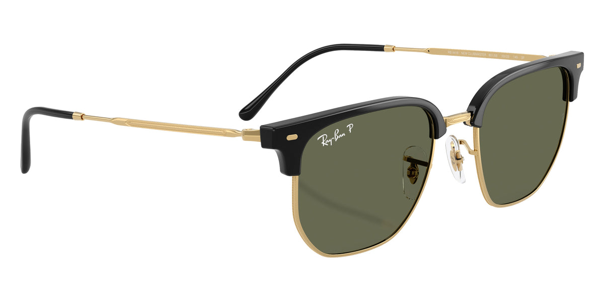 Ray-Ban RB4416 New Clubmaster 601/58 51 - Black on Arista / Polarized Green #id:rb441660158_s:100120